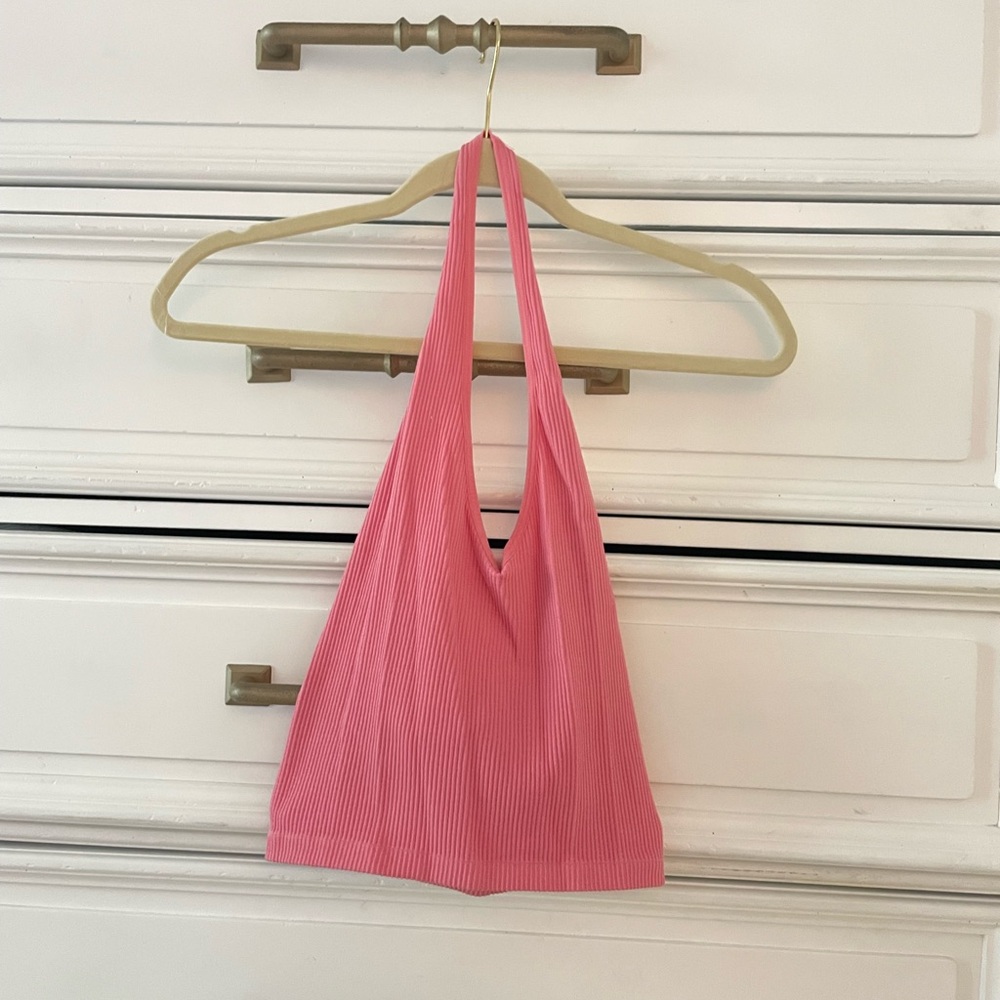 Pink urban outfitters halter tank